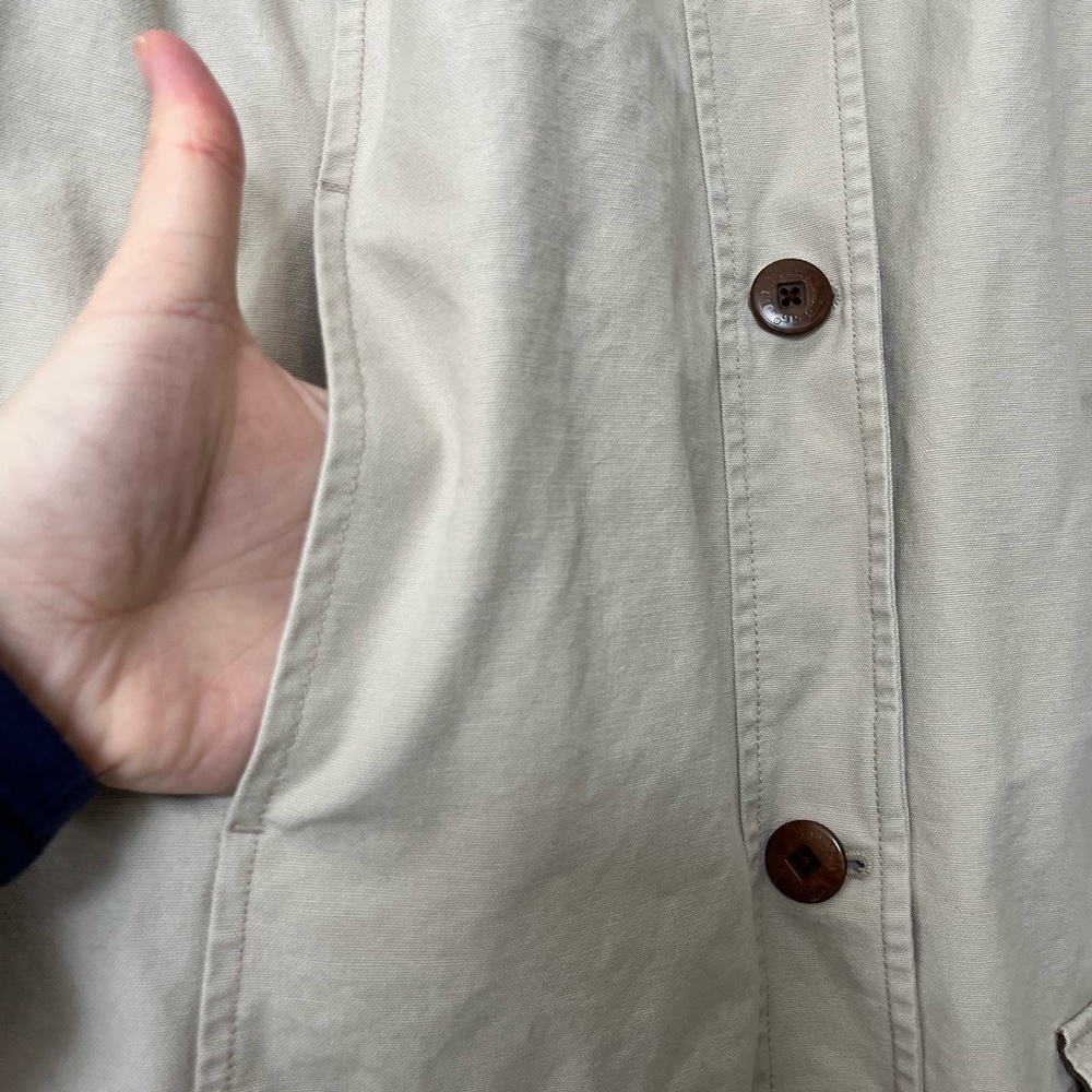 L.L. Bean Canvas Flannel-Lined 100% Cotton Corduroy Chore Coat Barn Jacket Sz 3X - Picture 5 of 11